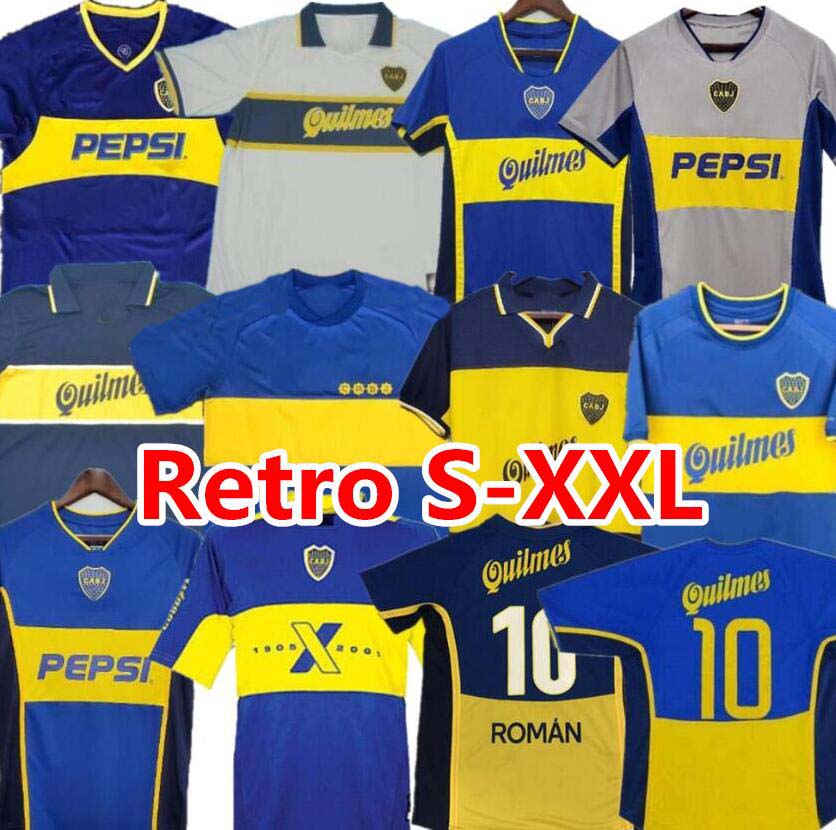 95 96 97 Boca Juniors Retro Soccer Jerseys Maradona Caniggia Riquelme 98 99 2002 Palermo Football Shirts Maillot Camiseta De, 97-981
95 96 97 Boca Juniors Retro Soccer Jerseys Maradona Caniggia Riquelme 98 99 2002 Palermo Football Shirts Maillot Camiseta De, 97-981