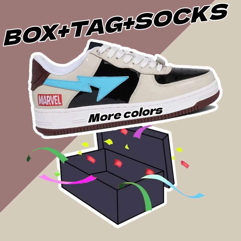 Bapestas casual shoes Baped Men Women Sk8 Shoes BapeStars Camo Black White Green Red Orange Pink Camouflage bapestar Black Triple white green Patent shoe Plate-forme
Bapestas casual shoes Baped Men Women Sk8 Shoes BapeStars Camo Black White Green Red Orange Pink Camouflage bapestar Black Triple white green Patent shoe Plate-forme