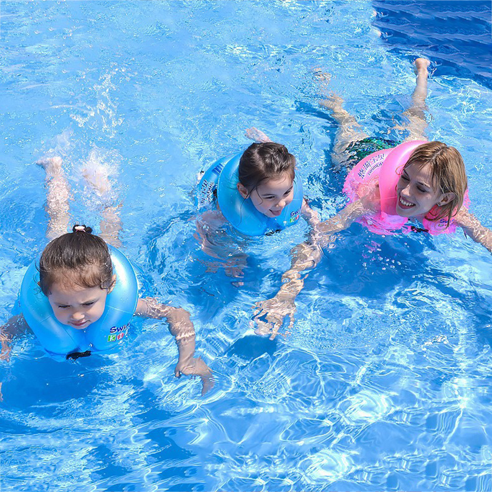 Life Vest Buoy Inflatable Floating Swim Arm Rings Water Pool Toys Swimming Laps Float Circle Buoyancy Safety Life Vest for Children Adults 230515
