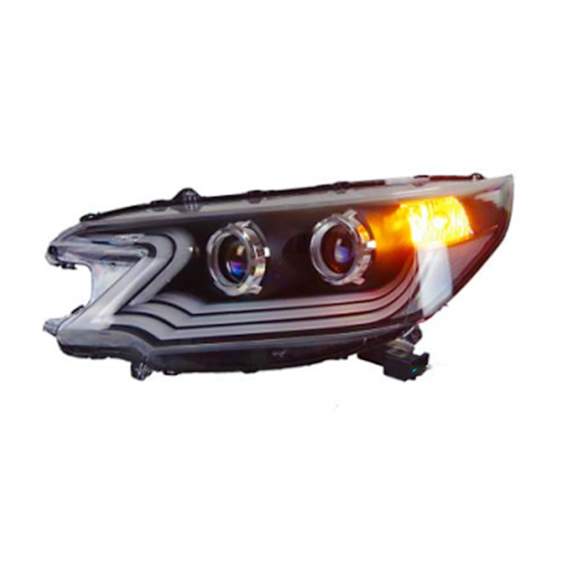 Car Styling LED Headlight for Honda CRV 2012-2014 DRL Double Lens Hid Bi Xenon Running Lights Auto Accessories