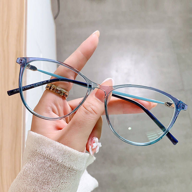 Reading Glasses Women Cat Eye Reading Glasses TR90 Eyeglasses Frame Presbyopia Glasses Leesbril Dames 1.5 2.0 2.25 3.5 Anti Blue Light 230516