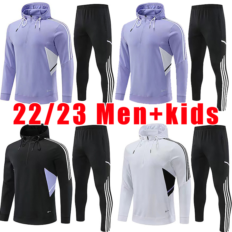 kids hooded Soccer Tracksuits Sets Real madrids TRACKSUIT set 2023 football kit chandal futbol survetement madrides TRAINING suit soccer S-2XL, 11
kids hooded Soccer Tracksuits Sets Real madrids TRACKSUIT set 2023 football kit chandal futbol survetement madrides TRAINING suit soccer S-2XL, 11