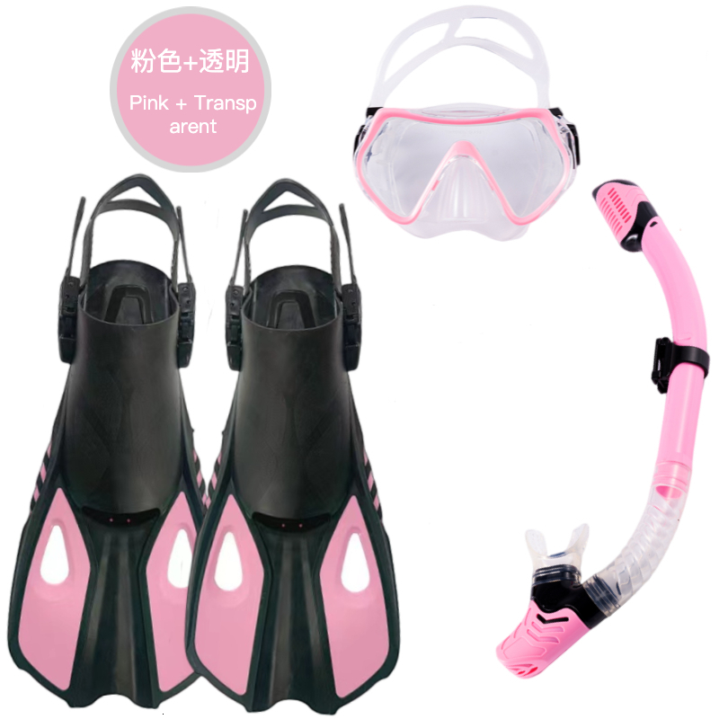Fins Gloves Adult Dry Snorkeling Equipment Panoramic Wideangle Snorkeling Mask Professional Diving Mask and Snorkel Fin Fins Snorkeling 230515
