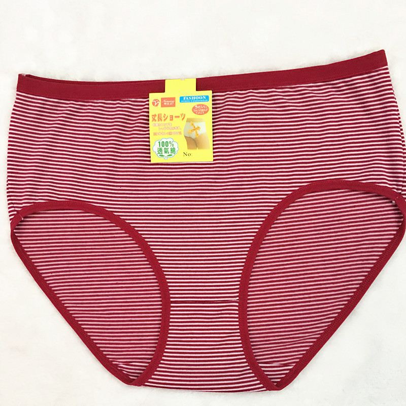 Women's Panties Wholesale ropa interior femenina 10Pcs/lot Cotton Striped Underwears Women Panties Plus Size 6XL lingerie women's briefs 230