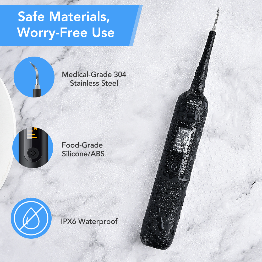 Other Oral Hygiene LED Electric Sonic Toothbrush Set Stains Dental Calculus Remover Tooth Cleaner Teeth Whitening Oral Irrigation Care Tools 230516