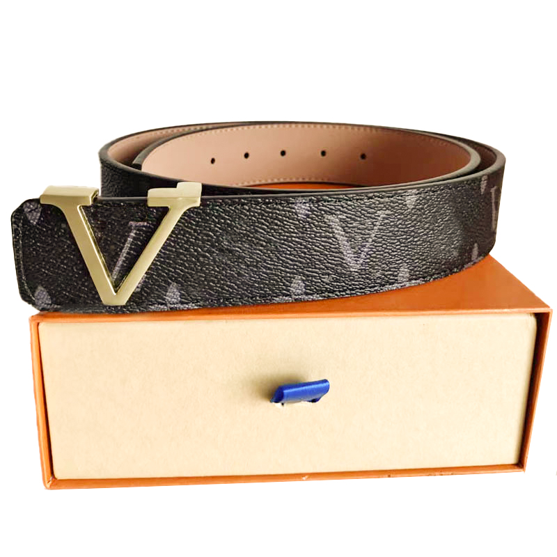 Designer belt men lvtes belts for women designer mens belt luxury belt length 100-125CM woman belt fashion luxury letter smooth buckle designer belt 5S