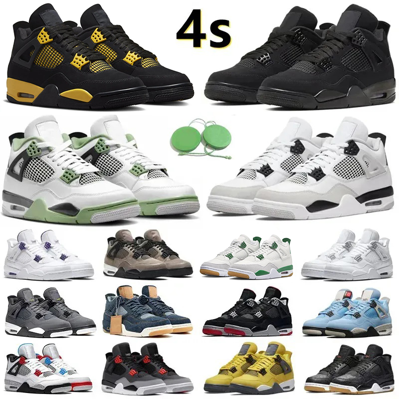 Jumpman 4 4s Men Women Basketball Shoes Thunder Pine Green Seafoam Military Black Cat Canvas Red White Oreo Midnight Navy Unc Sail Infrared Trainers Sports Sneakers, Color#37
Jumpman 4 4s Men Women Basketball Shoes Thunder Pine Green Seafoam Military Black Cat Canvas Red White Oreo Midnight Navy Unc Sail Infrared Trainers Sports Sneakers, Color#37