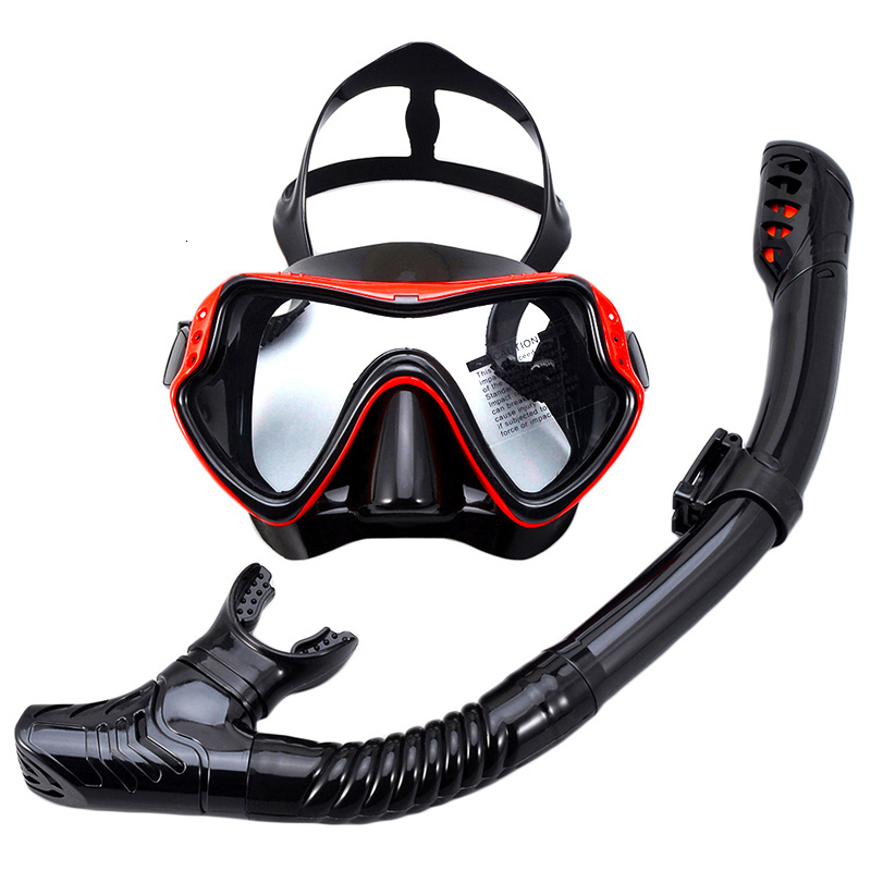 Diving Masks Professional Scuba Diving Masks Snorkeling Set Adult Silicone Skirt AntiFog Goggles Glasses Swimming Pool Equipment 230515