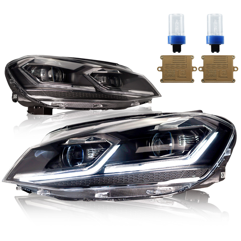 Car Front Headlight For VW Golf 7 20 14-20 17 LED Head Lamp Styling Dynamic Turn Signal Lens Automotive Accessories