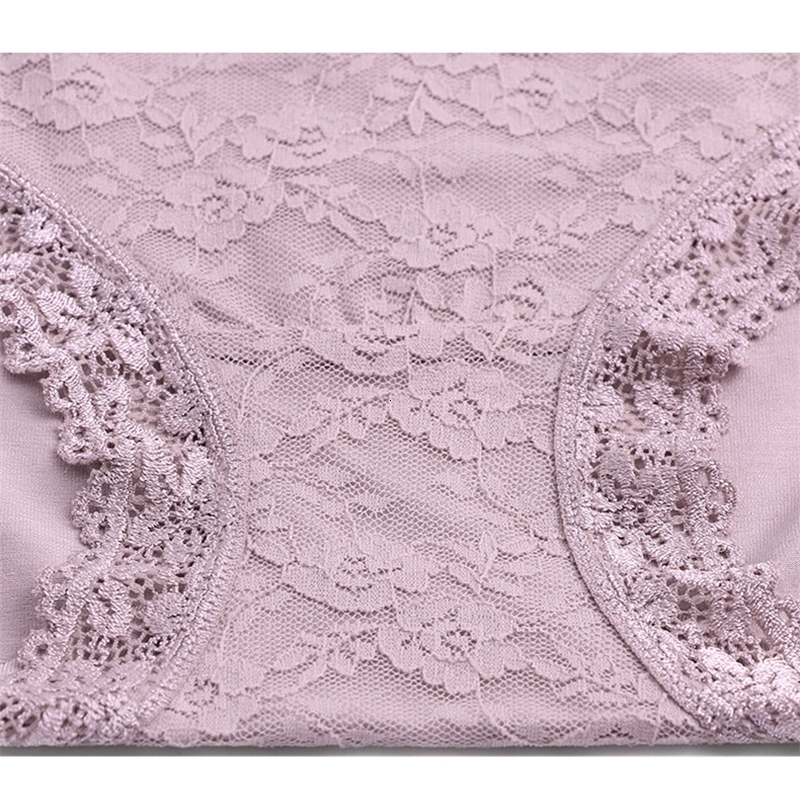 Women's Panties RUIN JS2 3PCS Women's Panties High Waist Hip Sexy Lace Underwears XL-4XL 230516