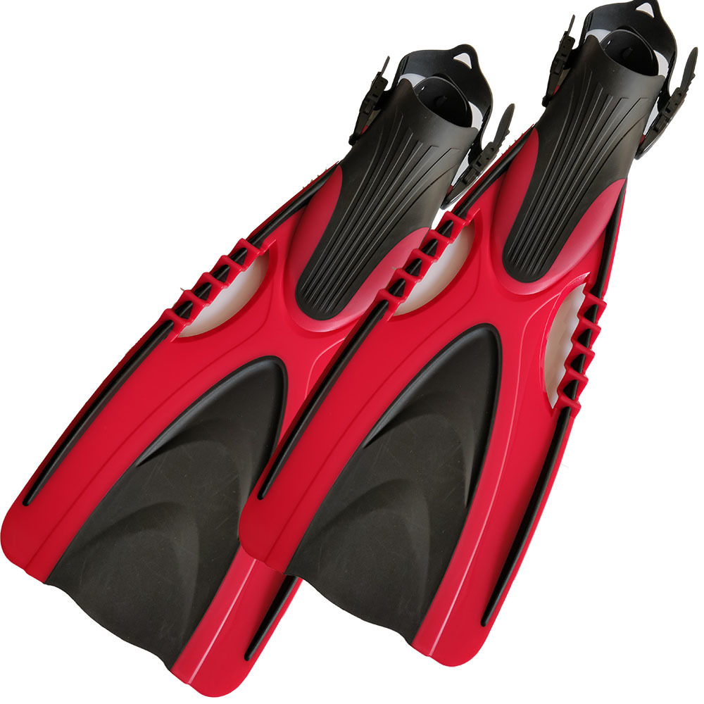Fins Gloves Aqualung scuba diving fins open heel flippers with adjustable strap for adult swimming flipper equipment 230515