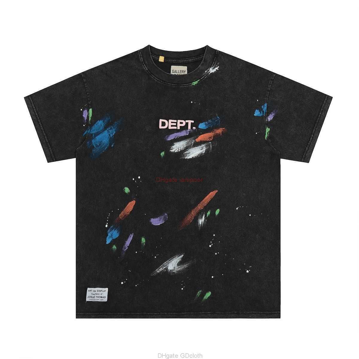Designer Fashion Clothing Tees Tshirt Galleryes Depts Small Trendy Brand Wornout Washed Short Sleeved Tshirt for Men with Letter Printing Loose Fitting for Men Wome, G3- hand painted graffiti washed black
Designer Fashion Clothing Tees Tshirt Galleryes Depts Small Trendy Brand Wornout Washed Short Sleeved Tshirt for Men with Letter Printing Loose Fitting for Men Wome, G3- hand painted graffiti washed black
