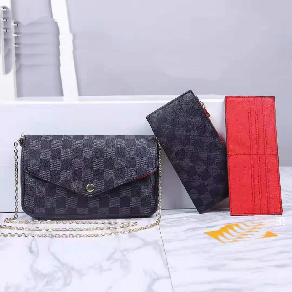 Luxury Designer Women Shoulder bags Multi Pochette Accessoires Leather Handbags Purses Flower Mini 3pcs 3 piece set Crossbody wallets, 28
Luxury Designer Women Shoulder bags Multi Pochette Accessoires Leather Handbags Purses Flower Mini 3pcs 3 piece set Crossbody wallets, 28