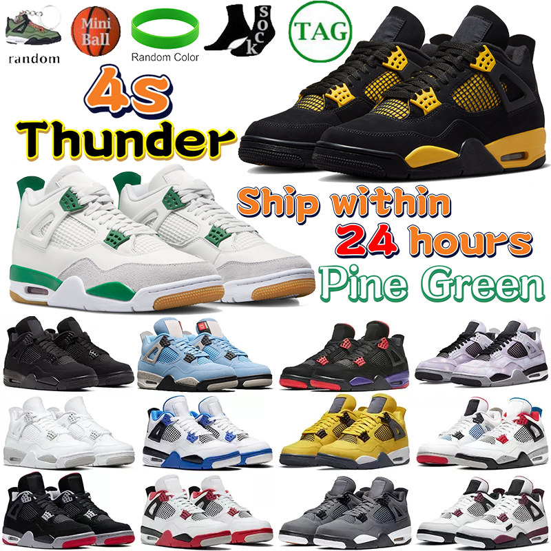 Designer 4 4s Basketball Shoes Mens Womens sports Sneakers Thunder Pine Green Seafoam Craft Photon Dust Bred White Oreo University Blue men women Trainers, #6-military black
Designer 4 4s Basketball Shoes Mens Womens sports Sneakers Thunder Pine Green Seafoam Craft Photon Dust Bred White Oreo University Blue men women Trainers, #6-military black