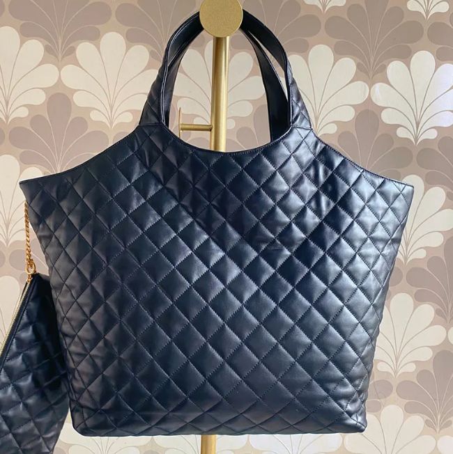 Big Tote Quilted Shopping Bag Shoulder Genuine Leather Underarm Women Carrier Bags Large capacity Handbags Purse Hot sell New release for Spring and Summer, Black chain
Big Tote Quilted Shopping Bag Shoulder Genuine Leather Underarm Women Carrier Bags Large capacity Handbags Purse Hot sell New release for Spring and Summer, Black chain