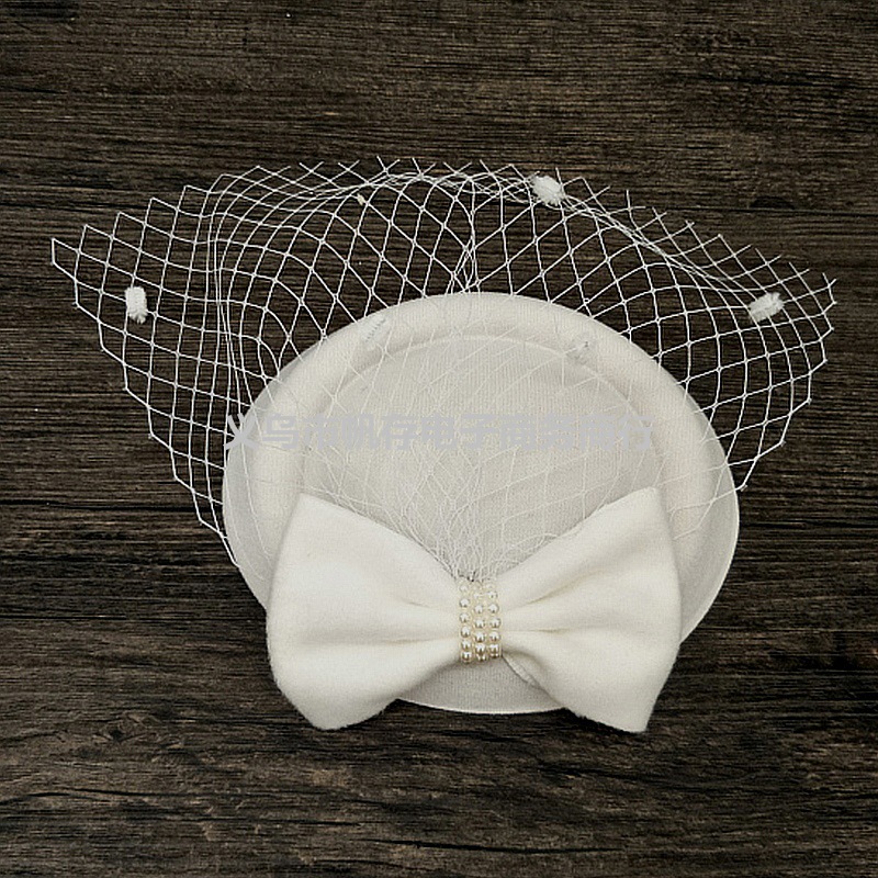Hats Princess Gauze Cloth Female Hat Hair Accessories New Church Wedding Party Hats