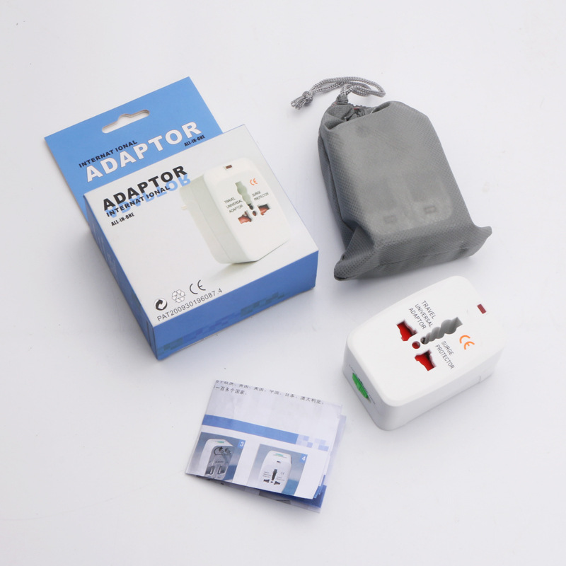 By Sea Shipping All In One World Universal AC Power Converter Adapter International Travel Adaptor Plug E U US UK Extension by DHL/FEDEX/UPS