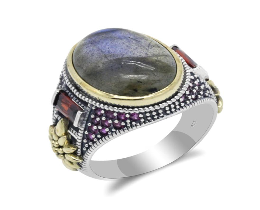 925 Sterling Silver Men039s Ring with Natural Moonstone with Cubic Zircon Finger Ring for Male Women Fine Silver Turkish Jewelr8941797
925 Sterling Silver Men039s Ring with Natural Moonstone with Cubic Zircon Finger Ring for Male Women Fine Silver Turkish Jewelr8941797