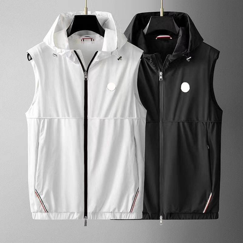 Man Vests Jacket Designer Bomber Coats Sleeveless Spring Autumn Windbreaker Man Coat Hoody Fashion Jackets Vest Outwears Coats Size -4XL, Black
Man Vests Jacket Designer Bomber Coats Sleeveless Spring Autumn Windbreaker Man Coat Hoody Fashion Jackets Vest Outwears Coats Size -4XL, Black