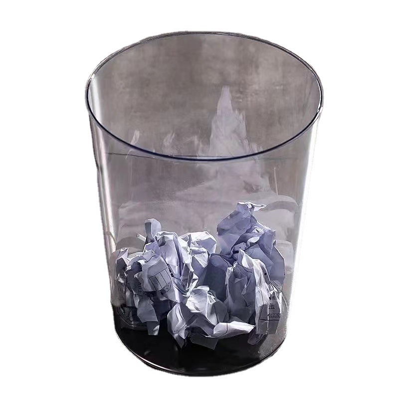 Large capacity household acrylic trash can, transparent trash can, bedroom, toilet, bathroom, minimalist trash bin
Large capacity household acrylic trash can, transparent trash can, bedroom, toilet, bathroom, minimalist trash bin