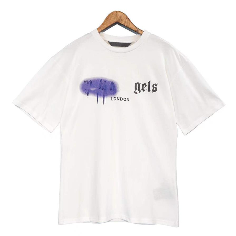 Palm Tshirt Angles Tracksuit Mens Designer T Shirt Classic Trend Broken Bear Graphic Tee Womens T-Shirt Crew Neck Sweatshirt Graffiti Angelss Letter Print Tops Ab4