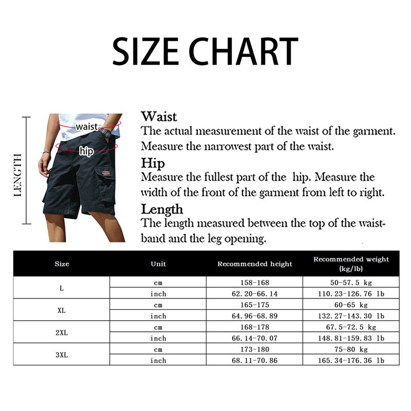 Mens Shorts Summer Men Trend Cargo Letter Print Pocket Fashion Casual Straight Male Ropa Hombre 230516
