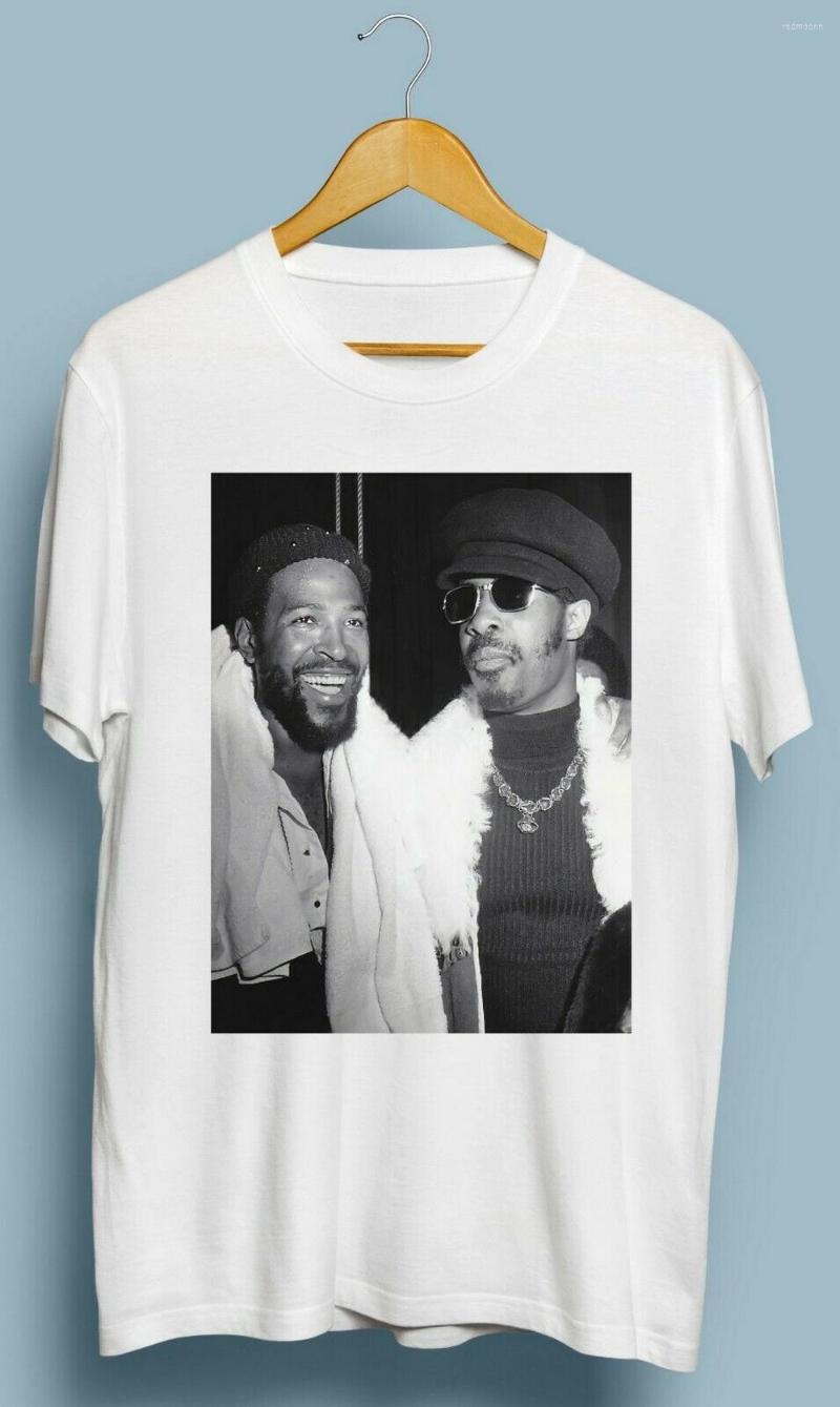 Men's T Shirts Vintage Marvin Gaye With Stevie Wonder T-Shirt Size S M L XL 2XL Cotton Tee Shirt Funny, Notprint
Men's T Shirts Vintage Marvin Gaye With Stevie Wonder T-Shirt Size S M L XL 2XL Cotton Tee Shirt Funny, Notprint
