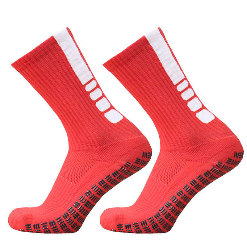 Sports Socks New Sports Football Socks Men Women Silicone Anti Slip Grip Soccer Socks calcetas antideslizantes de futbol J230517
