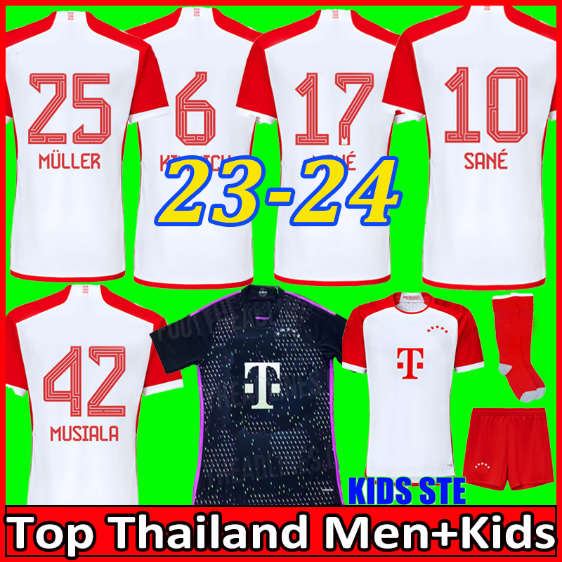 23 24 MUSIALA soccer jerseys SANE 2023 2024 football shirt GORETZKA GNABRY BAYERNS mUNIch camisa de futebol men kids kits KIMMICH fans player sets, 22 thrid
23 24 MUSIALA soccer jerseys SANE 2023 2024 football shirt GORETZKA GNABRY BAYERNS mUNIch camisa de futebol men kids kits KIMMICH fans player sets, 22 thrid