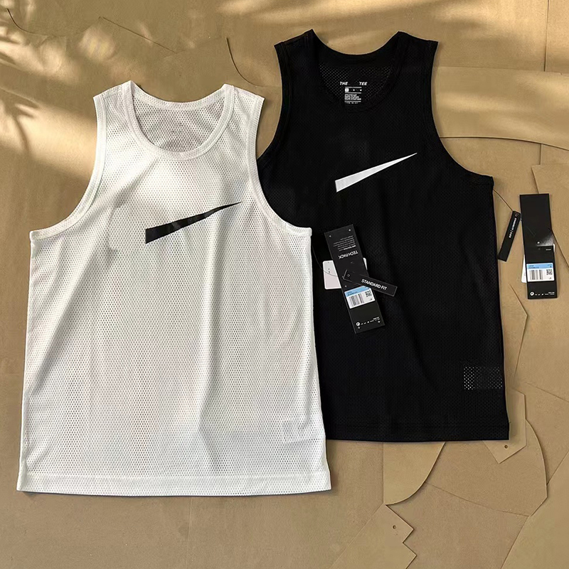 Mens Tank Tops Designer vest NK Print summer mesh face Breathable vest sports classic black and white two-color vest
Mens Tank Tops Designer vest NK Print summer mesh face Breathable vest sports classic black and white two-color vest