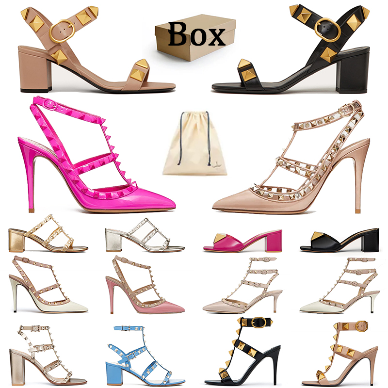 Designer Sandals Women Lady Valentinoity Open toe Slingback High Heels Chunky Sandal Luxury Sexy Stiletto Pointed-Toe Party Office Loafers Shoes Size 35-42 With Box, Item 9
Designer Sandals Women Lady Valentinoity Open toe Slingback High Heels Chunky Sandal Luxury Sexy Stiletto Pointed-Toe Party Office Loafers Shoes Size 35-42 With Box, Item 9