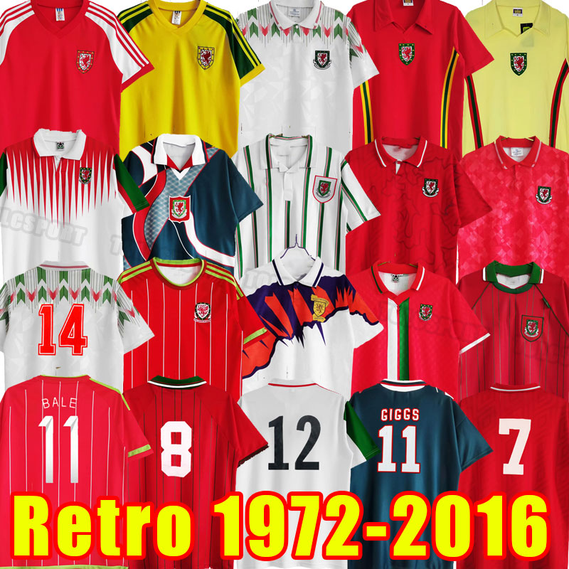 Wales men retro soccer jerseyS Giggs BALE Hughes Saunders Rush Speed vintage classic football shirT 02 03 15 16 76 79 90 92 94 95 96 98 1982 1996 2003 2015 1990 1992 1998
Wales men retro soccer jerseyS Giggs BALE Hughes Saunders Rush Speed vintage classic football shirT 02 03 15 16 76 79 90 92 94 95 96 98 1982 1996 2003 2015 1990 1992 1998
