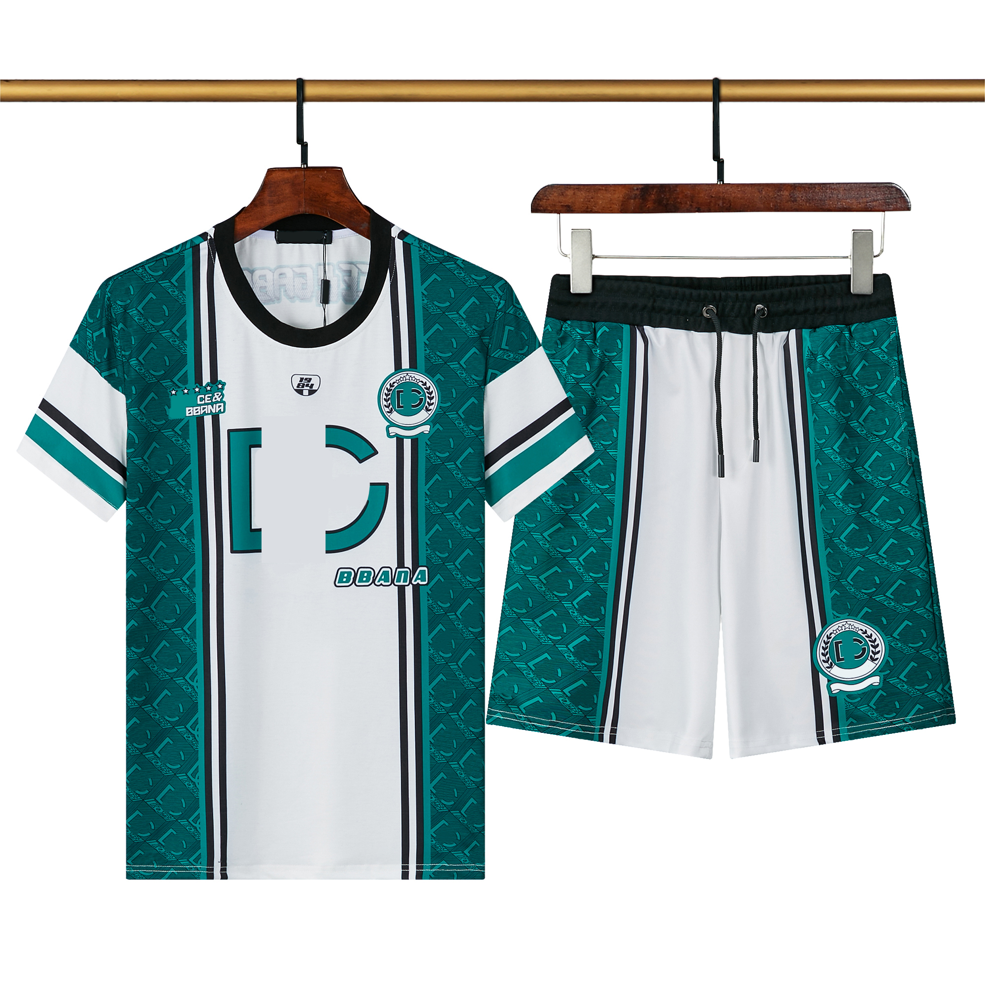 mens tracksuits designer fashion summer pure cotton dg tshirts lapel neck short sleeve polo shirt shorts quality casual breathable short suit
mens tracksuits designer fashion summer pure cotton dg tshirts lapel neck short sleeve polo shirt shorts quality casual breathable short suit
