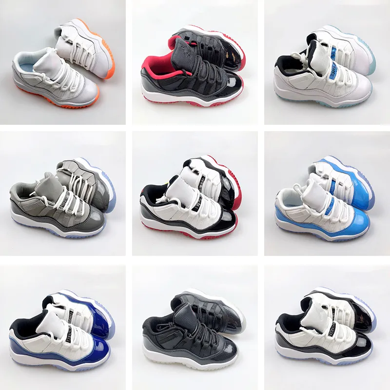 Kid 11 Low Cut Cool Grey XI 11 Citrus Easte Legend Blue Big Kids Basketball shoes Bred Space Jam Toddler Sneakers Concord Gamma Blue Infant, Color 10
Kid 11 Low Cut Cool Grey XI 11 Citrus Easte Legend Blue Big Kids Basketball shoes Bred Space Jam Toddler Sneakers Concord Gamma Blue Infant, Color 10