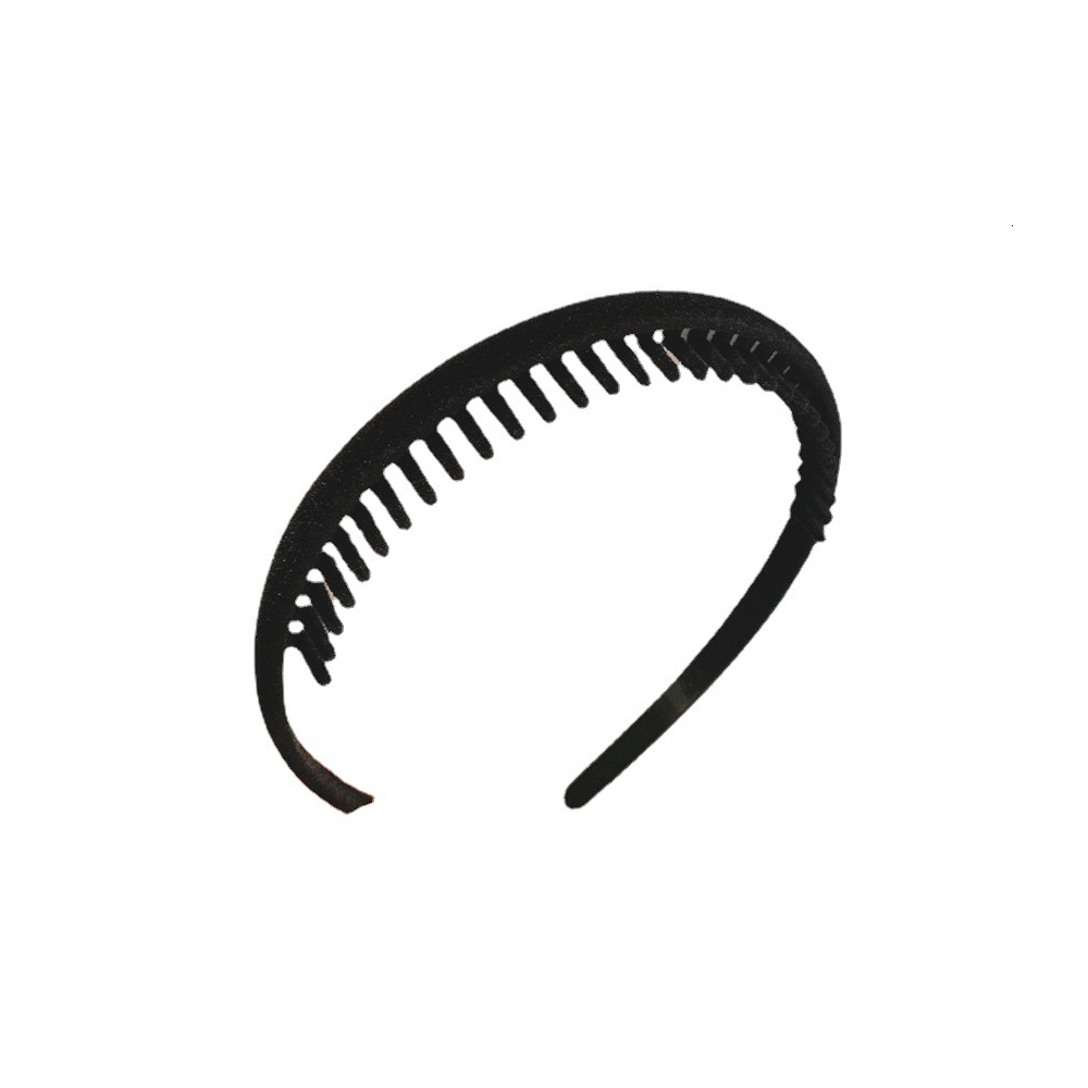 Hair Rubber Bands Simple Flocking Hair Band Womens Autumn And Winter Velvet Pressed Shampoo Headband Toothed Anti Slip Hairpins Headwear 230517