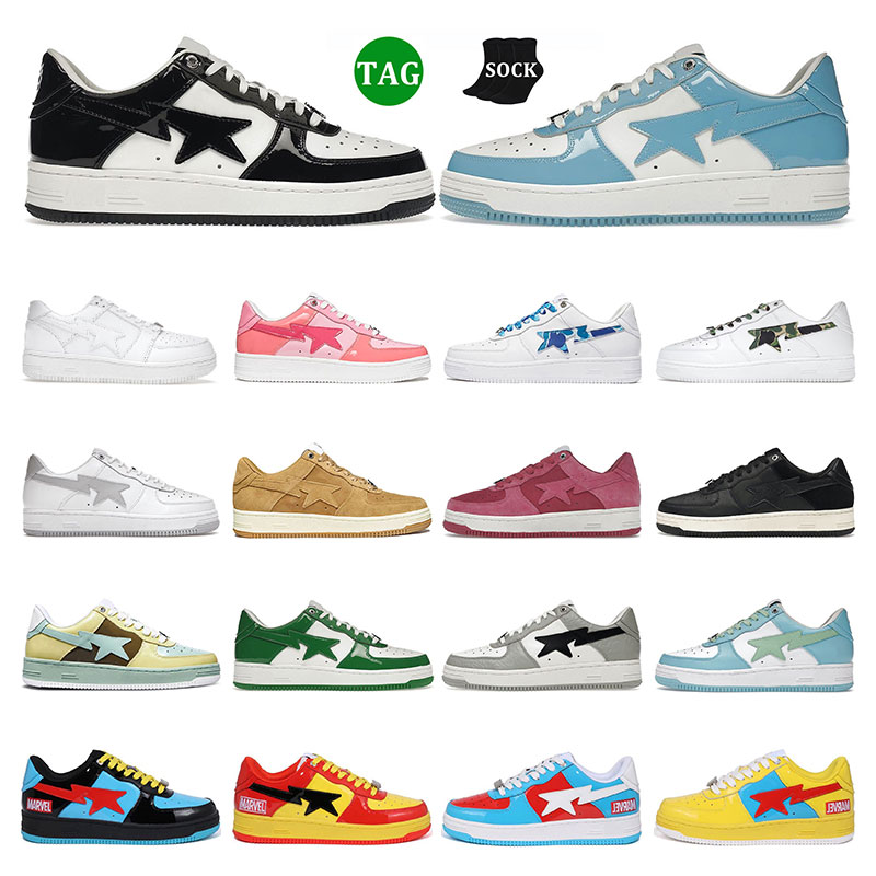 men designer running shoes women bapesta sneakers low bapestas Black White Blue Camo Green Suede Combo Pink Leather Bape mens fashion trainers, #5
men designer running shoes women bapesta sneakers low bapestas Black White Blue Camo Green Suede Combo Pink Leather Bape mens fashion trainers, #5