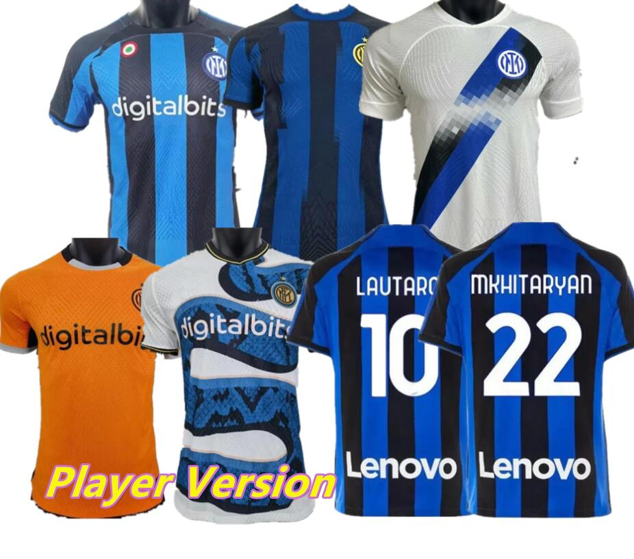 Inter Milans 22 23 24 LUKAKU soccer jerseys Player Version BARELLA DZEKO LAUTARO 2023 2024 BROZOVIC CALHANOGLU ALEXIS J.CORREA SKRINIAR football shirts uniforms
Inter Milans 22 23 24 LUKAKU soccer jerseys Player Version BARELLA DZEKO LAUTARO 2023 2024 BROZOVIC CALHANOGLU ALEXIS J.CORREA SKRINIAR football shirts uniforms