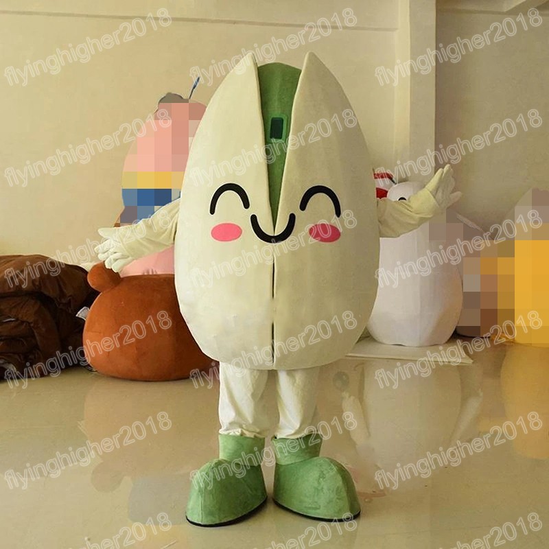 Halloween Pistachio Mascot Costume customize Cartoon Anime theme character Xmas Outdoor Party Outfit Unisex Party Dress suits