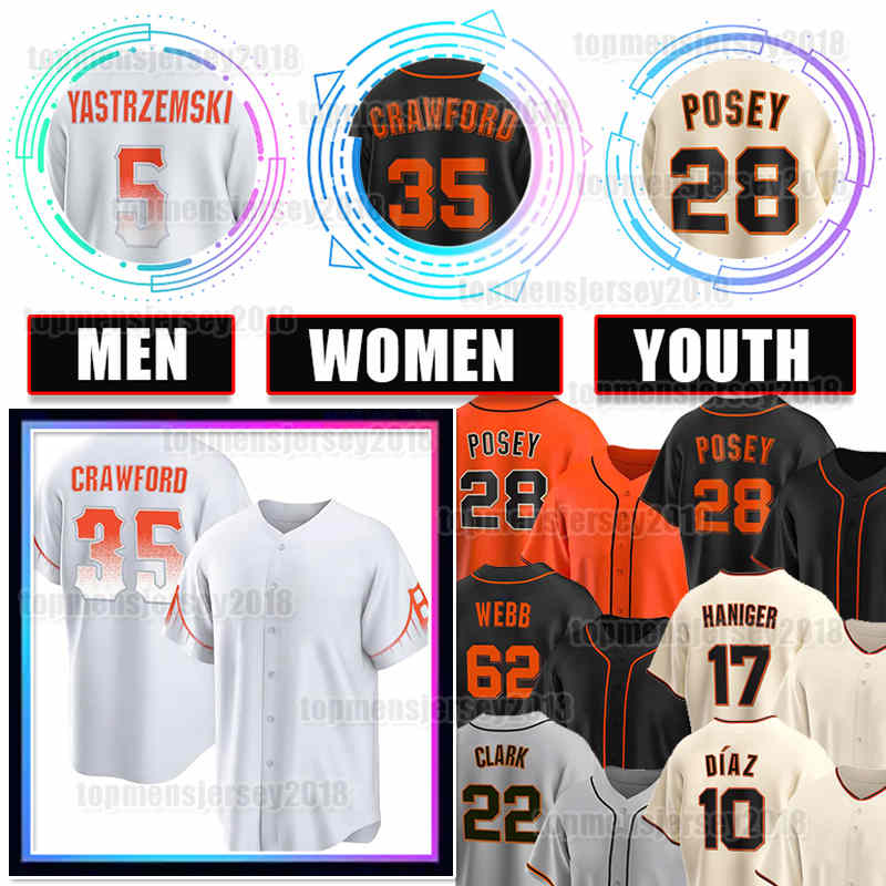 28 Buster Posey Brandon Crawford Jersey Baseball 5 Mike Yastrzemski Matt Beaty Giants Will Clark Joey Bart Davis Isan Diaz Roberto Perez Thairo Estrada Austin Slater, Men jersey(j r)
28 Buster Posey Brandon Crawford Jersey Baseball 5 Mike Yastrzemski Matt Beaty Giants Will Clark Joey Bart Davis Isan Diaz Roberto Perez Thairo Estrada Austin Slater, Men jersey(j r)