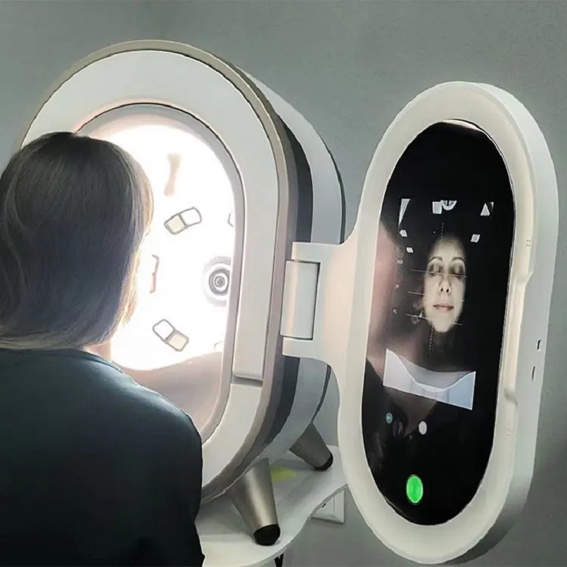 2025 Best-Selling Moisture Detector Facial Analyzer, AI-Powered Skin Testing Device for Dermatology, Comprehensive Skin Analysis for Beauty