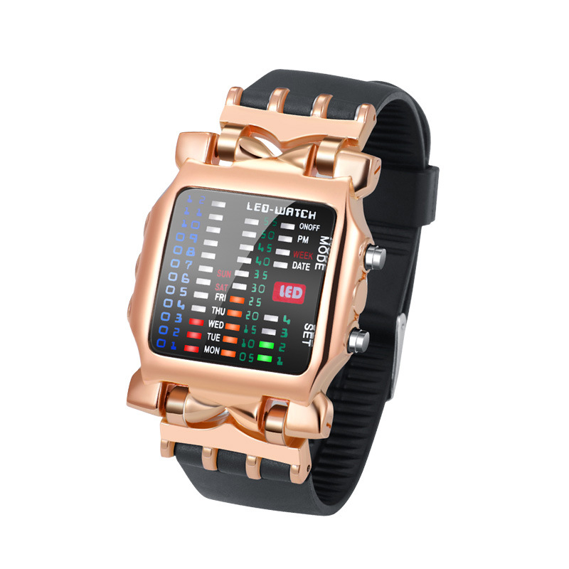 New Hot Selling Binary LED Watch Fashion Creativity Crab LED Student Electronic Watch Can Be Shipped One Piece
New Hot Selling Binary LED Watch Fashion Creativity Crab LED Student Electronic Watch Can Be Shipped One Piece