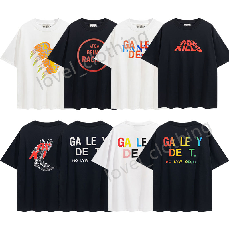 Summer Galleries Tee Depts T shirts Designer Mens Women Fashion rainbow letter print Loose Tops Casual Luxurys Street Short Sleeve Clothes Size -XL, 10
Summer Galleries Tee Depts T shirts Designer Mens Women Fashion rainbow letter print Loose Tops Casual Luxurys Street Short Sleeve Clothes Size -XL, 10