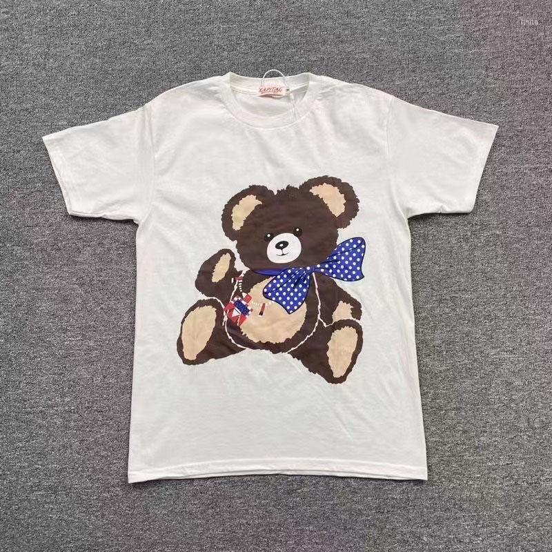 Men' T Shirts KAPITAL T-shirts Bears Print White Cotton Oversized 1:1 High Quality Short Sleeves, 02
Men' T Shirts KAPITAL T-shirts Bears Print White Cotton Oversized 1:1 High Quality Short Sleeves, 02