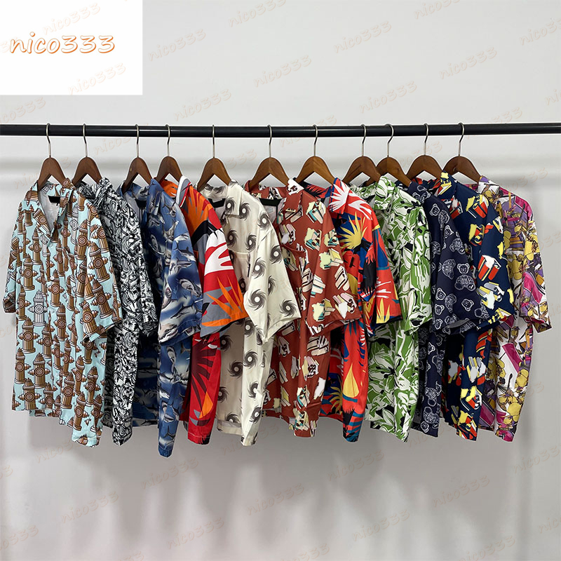 23ss New shirts broken head bear shark coconut beach letter print pattern of men and women shirts short sleeve, #08
23ss New shirts broken head bear shark coconut beach letter print pattern of men and women shirts short sleeve, #08