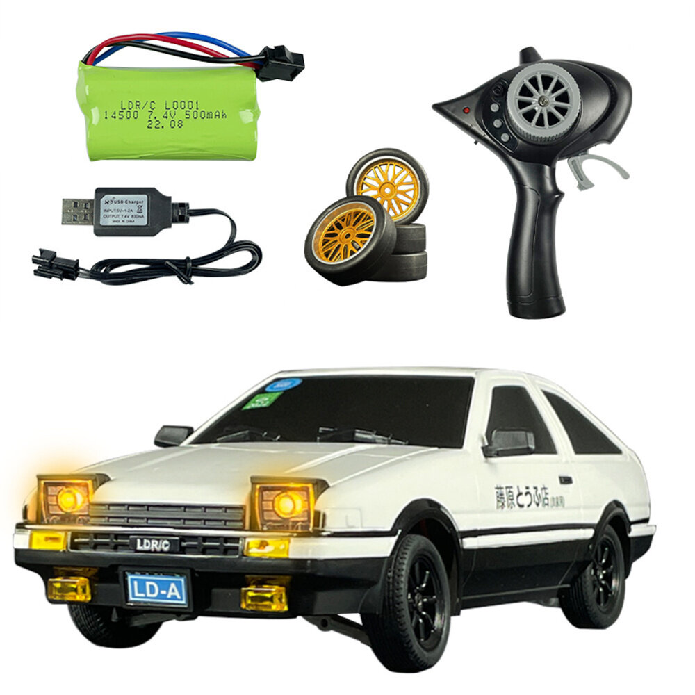 LDRC LD-A86P RTR 1/18 2.4G RWD RC Car Drift Vehicles Flip LED Lights Full Proportional Controlled Models Toys, Red
LDRC LD-A86P RTR 1/18 2.4G RWD RC Car Drift Vehicles Flip LED Lights Full Proportional Controlled Models Toys, Red