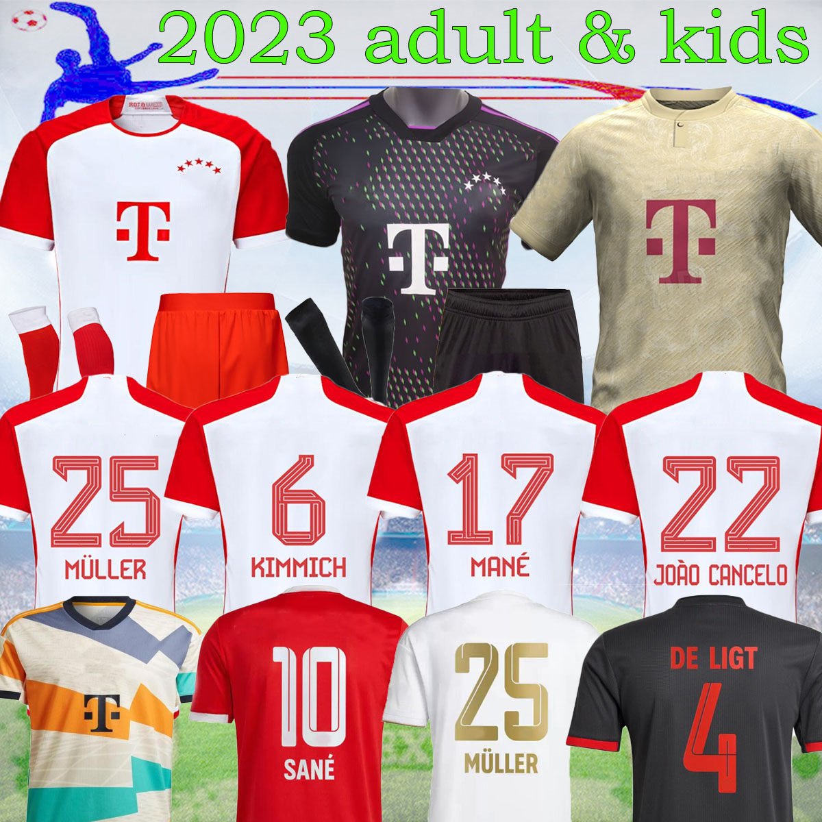 23 24 Player version BAYERN DE LIGT Soccer jersey man MANE JOAO CANCELO 50th kit SANE COMAN GNABRY DAVIES MULLER munich 2023 away kids kit Football shirt 16-4XL, 22-23 home fans
23 24 Player version BAYERN DE LIGT Soccer jersey man MANE JOAO CANCELO 50th kit SANE COMAN GNABRY DAVIES MULLER munich 2023 away kids kit Football shirt 16-4XL, 22-23 home fans