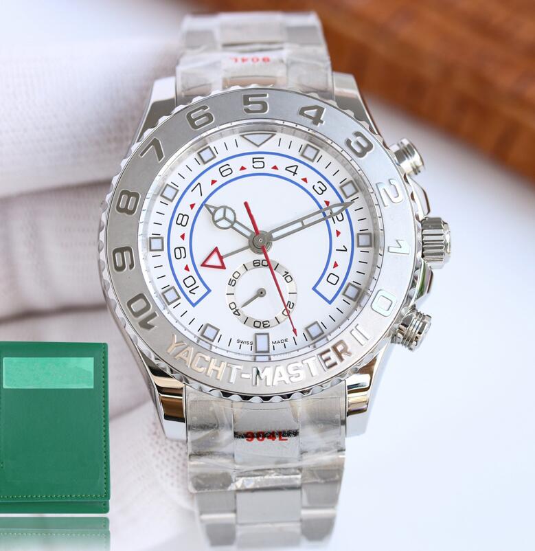 Mens Yacht watch designer luxury watches sliding movement stainless steel strap automatic mechanical luminous waterproof movement men watches #569