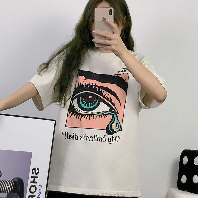 Designer Fashion Clothing Tees Tshirt Galleryes Depts Tearful Big Eyes Pink Stamped Letter Print Men's Women's Couple Short Sleeve T-shirt Summer Luxury Casual Tops 23, Black
Designer Fashion Clothing Tees Tshirt Galleryes Depts Tearful Big Eyes Pink Stamped Letter Print Men's Women's Couple Short Sleeve T-shirt Summer Luxury Casual Tops 23, Black