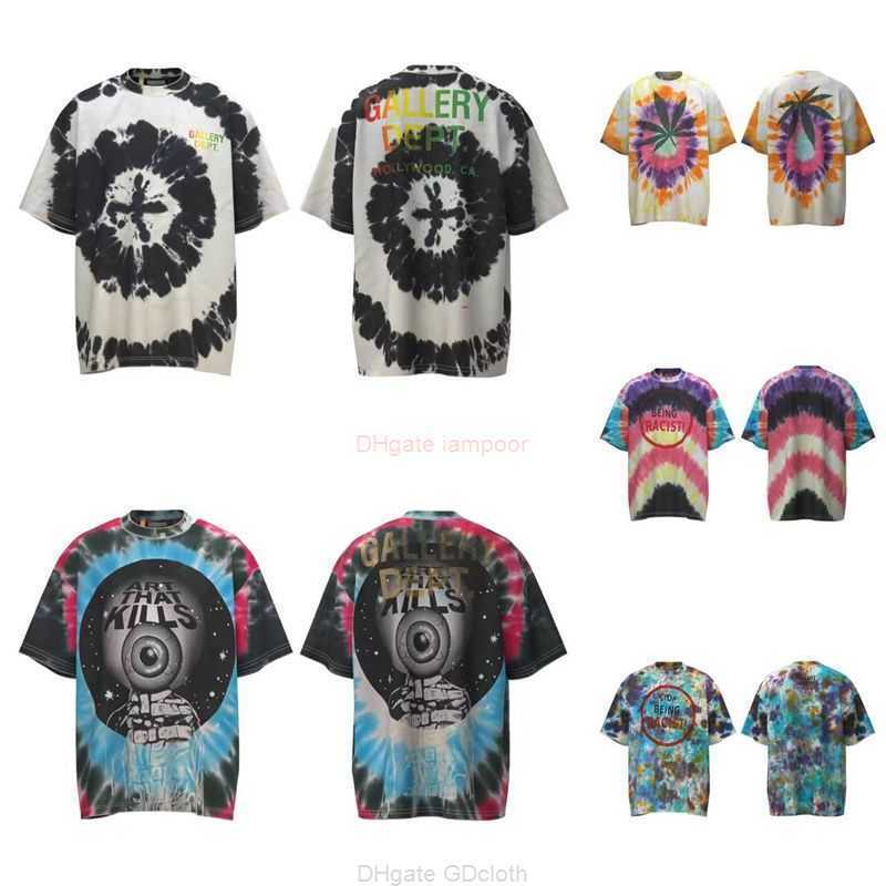 Designer Fashion Clothing Tees Tshirt Galleryes Depts New Wash Colorful Tie Dye Short Sleeve Round Neck High Street Fashion Brand Casual Loose Men's Women's T-shirt, Tie dye picture color
Designer Fashion Clothing Tees Tshirt Galleryes Depts New Wash Colorful Tie Dye Short Sleeve Round Neck High Street Fashion Brand Casual Loose Men's Women's T-shirt, Tie dye picture color