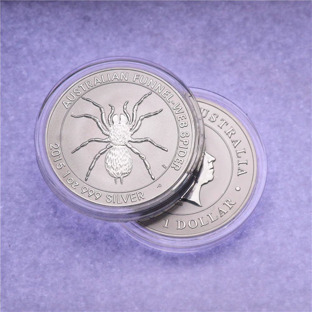 Australian 1 oz Funnel Web Spider Silver Coin